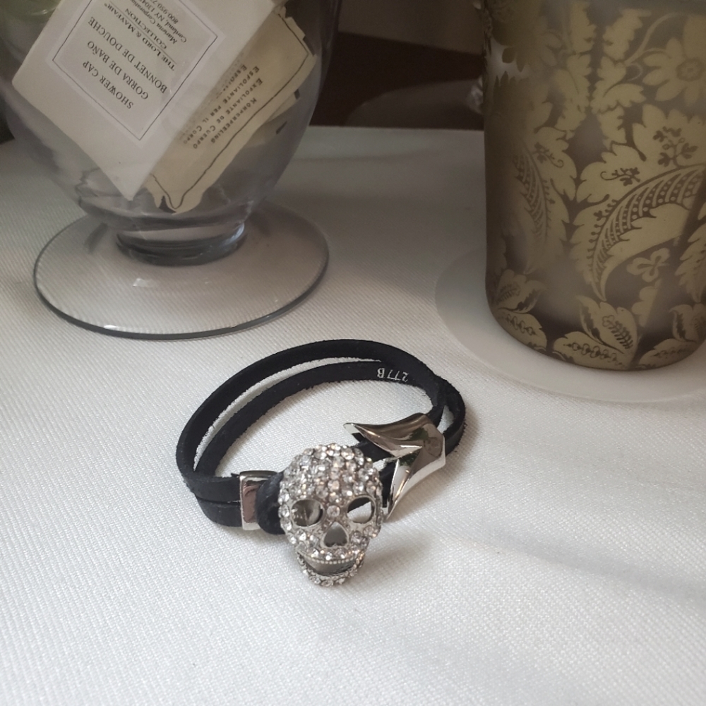 Crystal Skull Bracelet